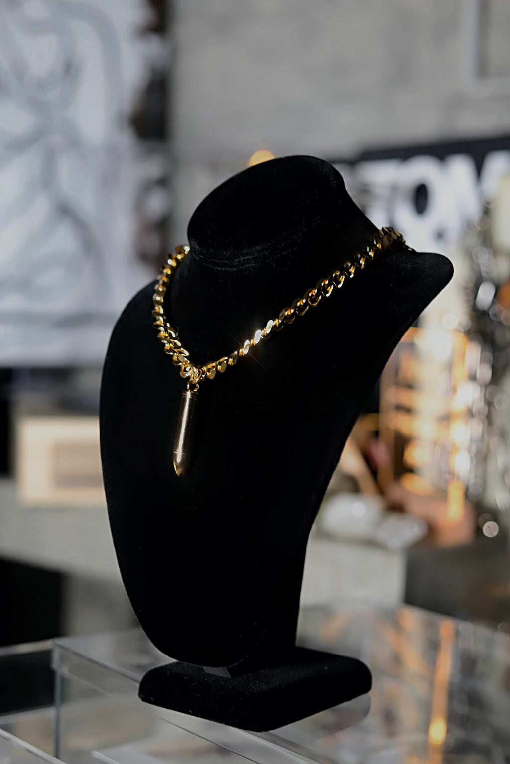 The Golden Era Duo- 18K Choker + Bullet Chain