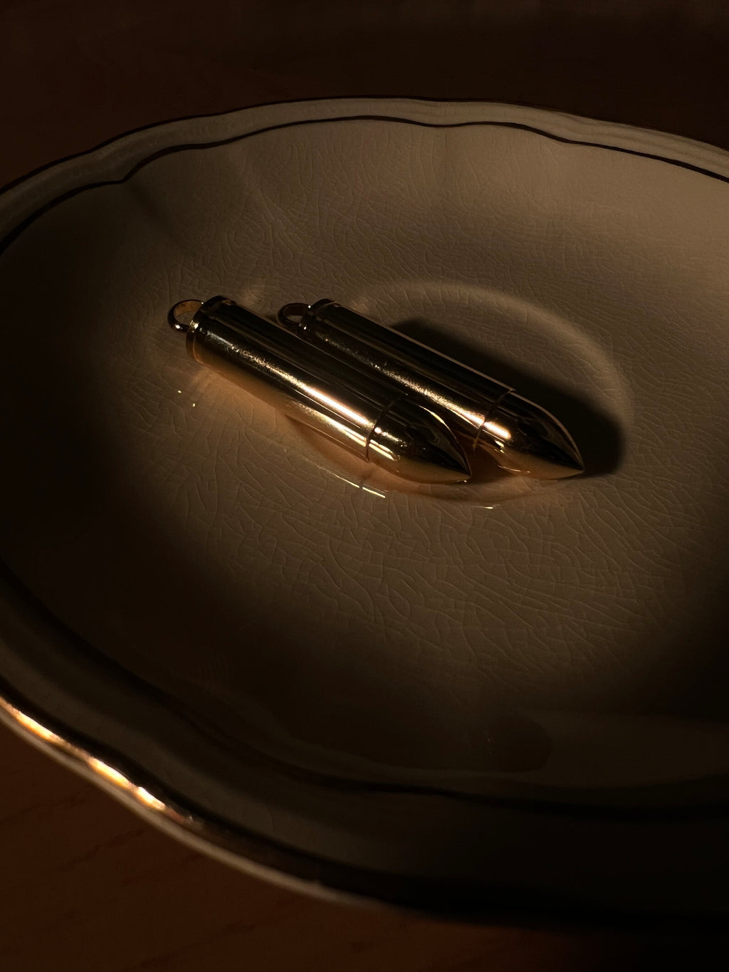 Bite the Bullet - Individual 18K Gold Bullet Chain